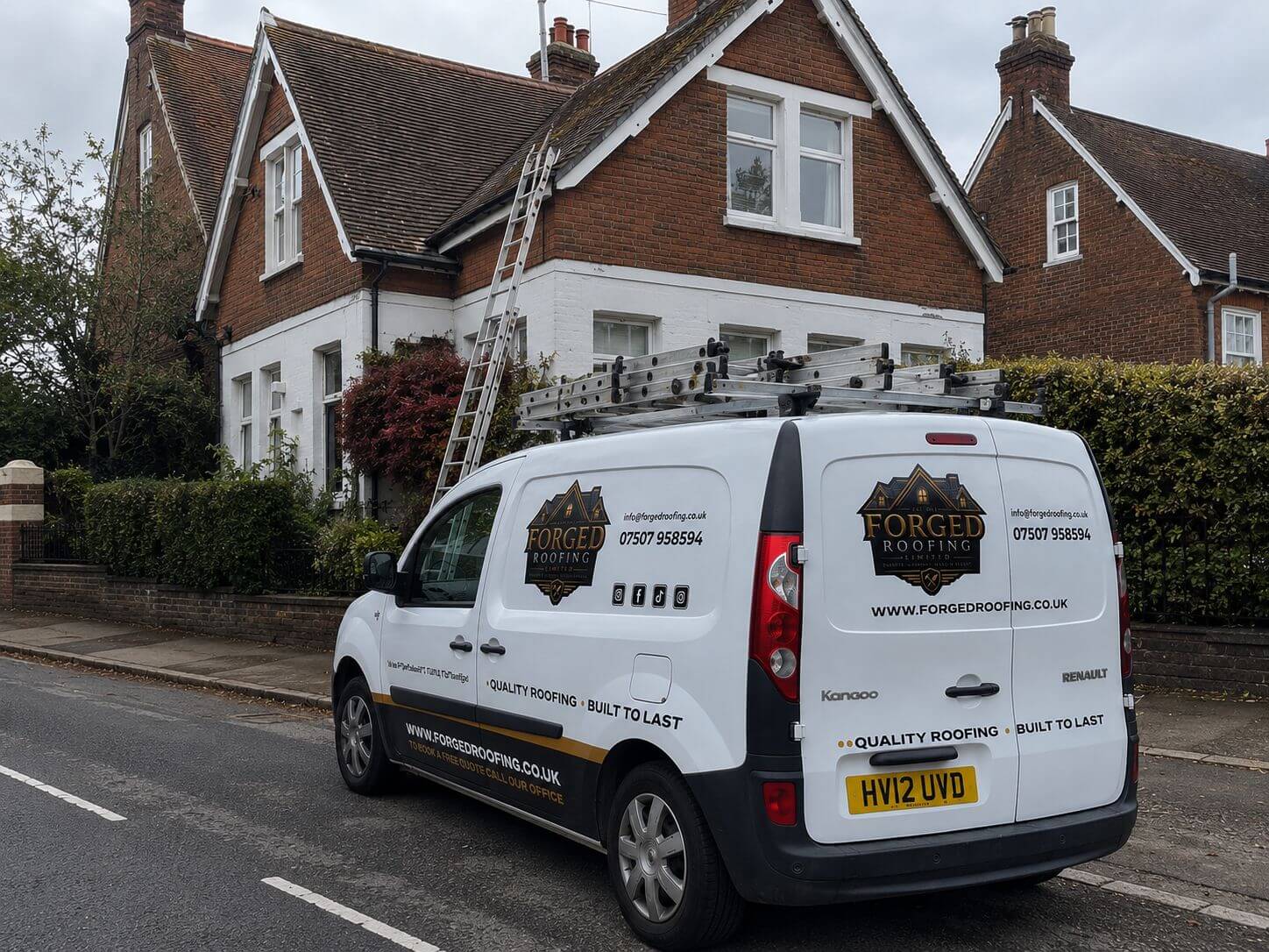 forged roofers van