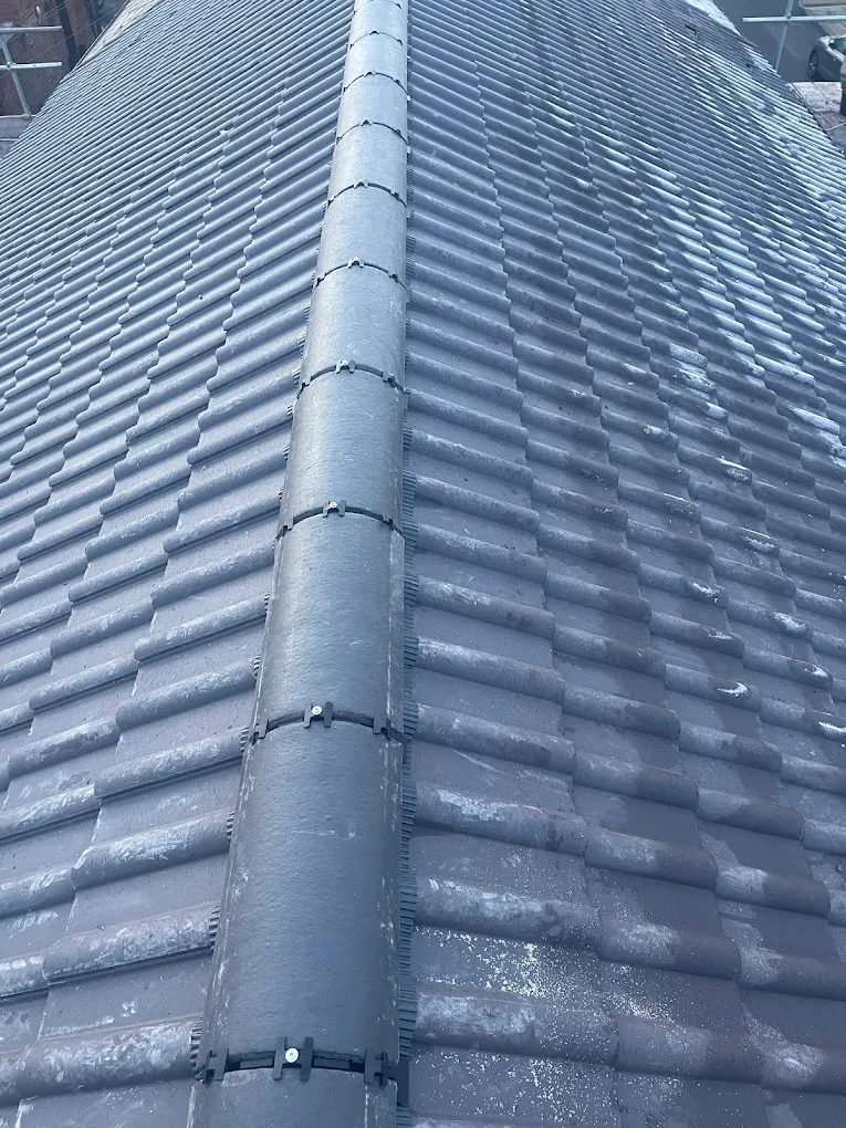 new roof installed on house